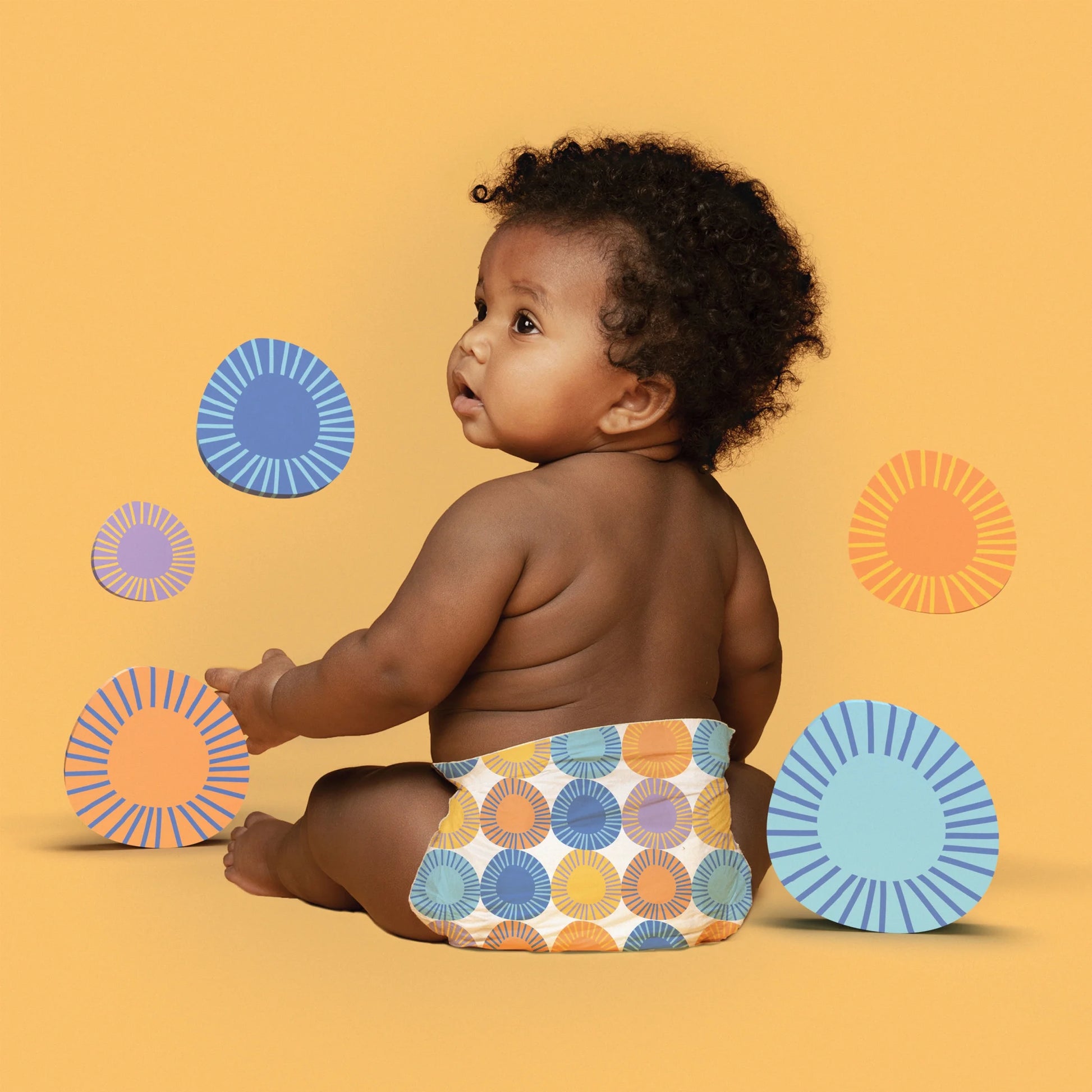 Premium Baby Diapers, Size Newborn, Multicolor, 76Ct