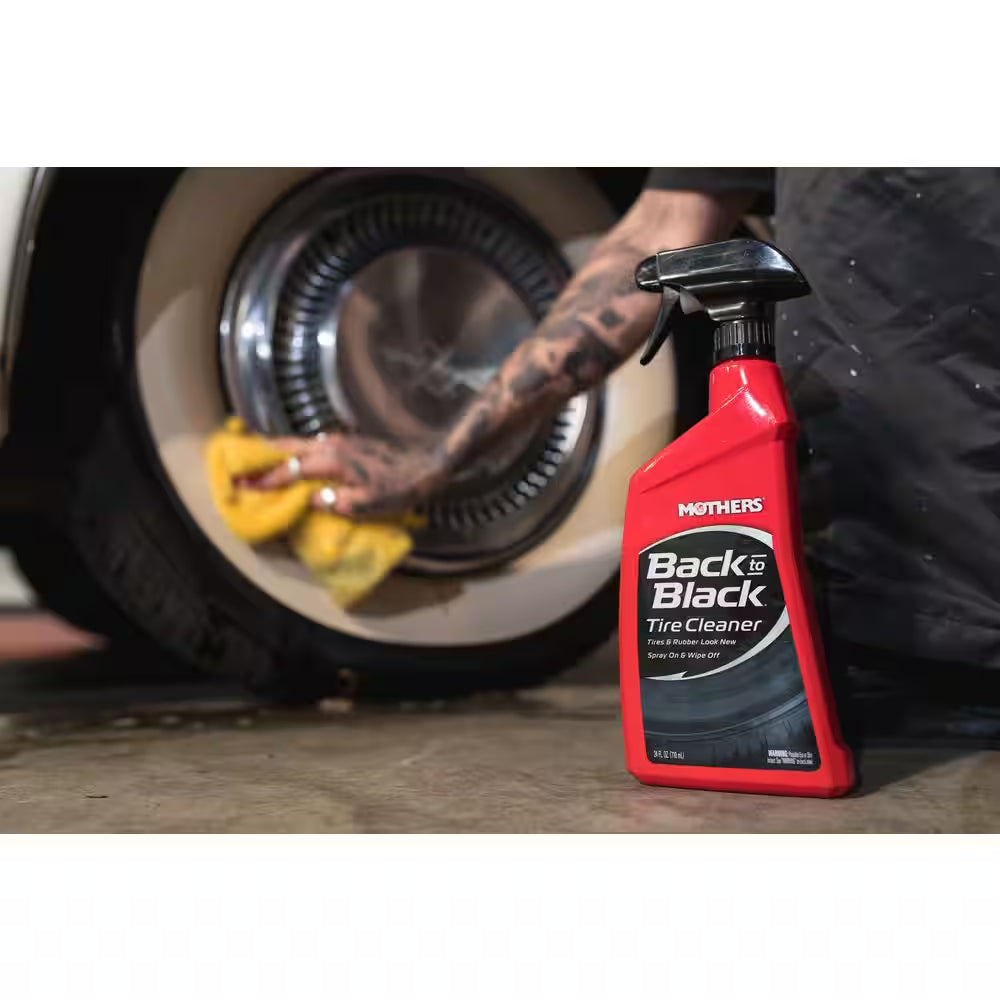 24 Oz. Back-To-Black Tire Cleaner Spray