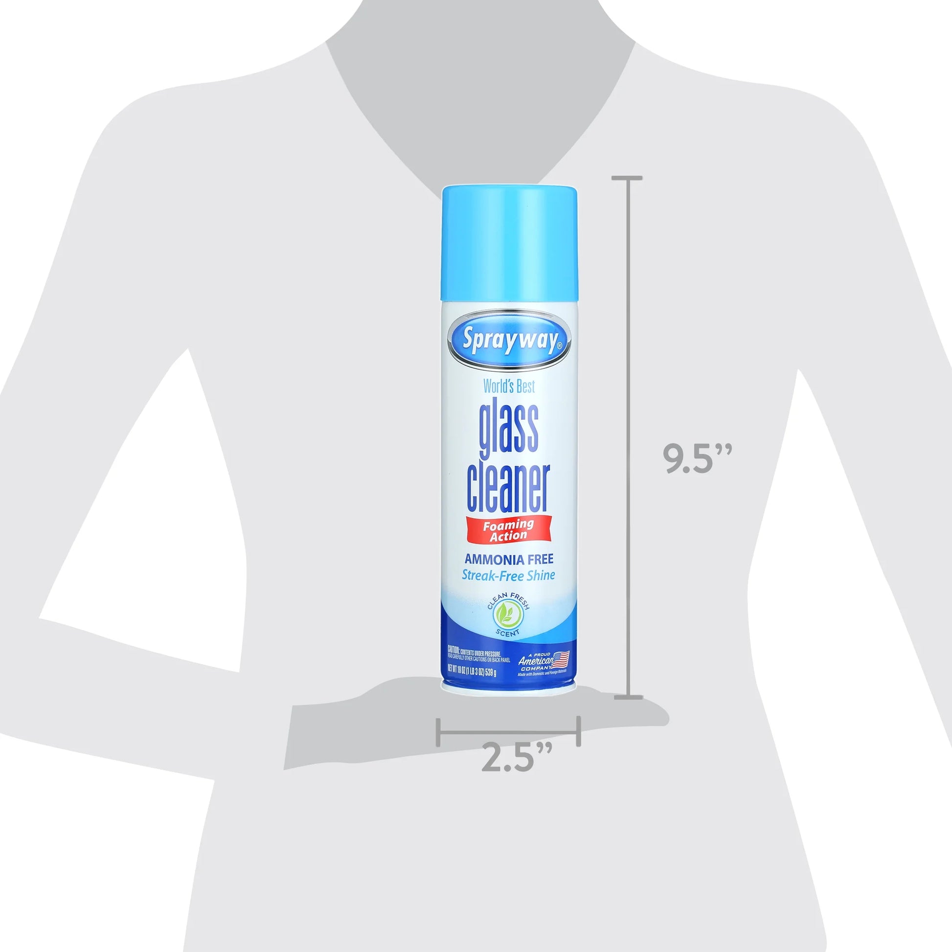 Glass Cleaner, 19 Ounce, 4 Pack