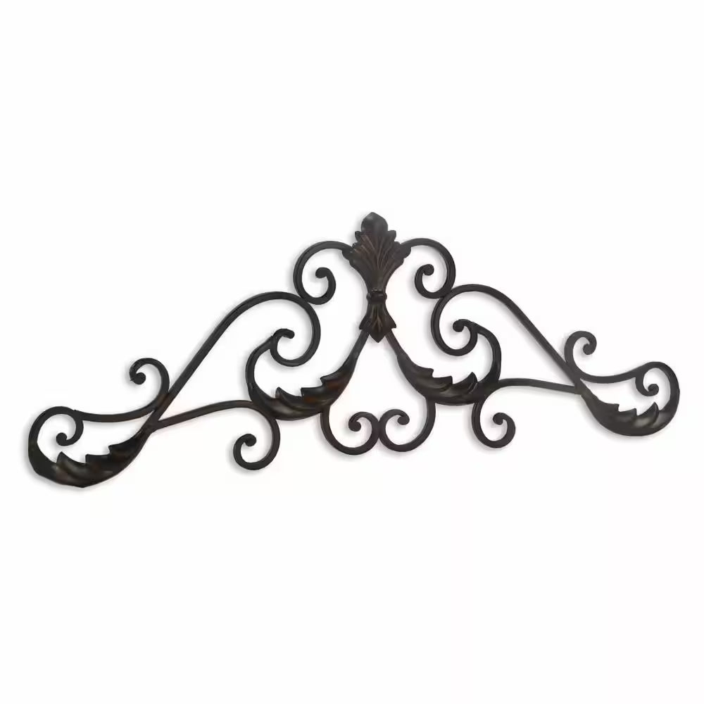 Victoria 31.5 in Brown Curved Rustic Hanging Wall Decor