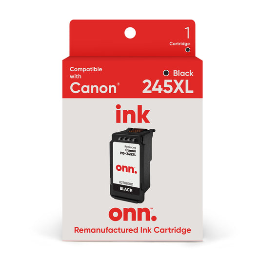 Canon 245XL Printer Ink Cartridge, Black (Remanufactured)