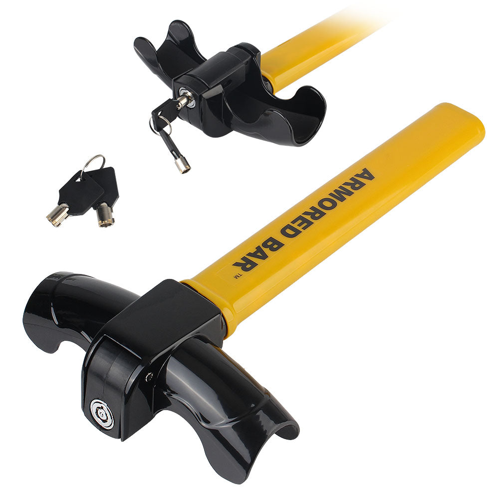 Car Accessories With Keys Security Car Locks Automobile Steering Lock Protection T-Locks Anti-Theft Car Steering Wheel Lock