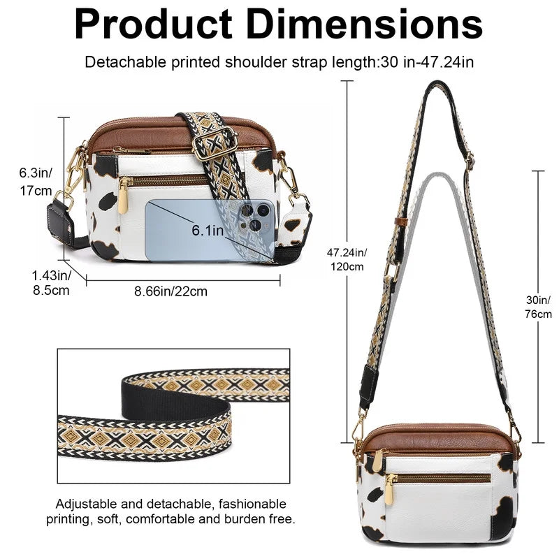 Cross Body Purses for Women Crossbody Bag, Small Crossbody Purses Leather Cross Body Bags Trendy Shoulder Handbags