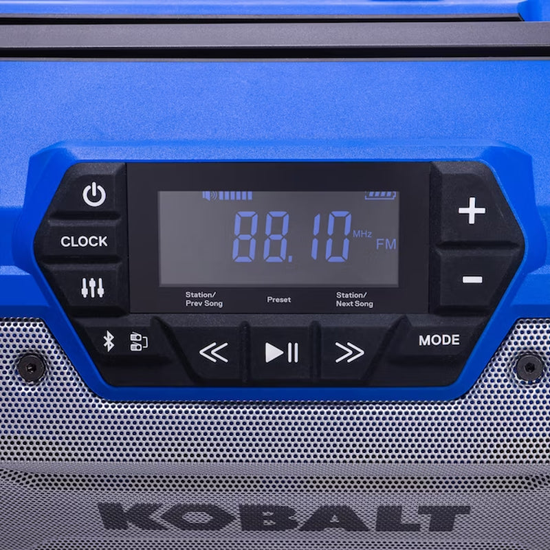 24-Volt Water Resistant Cordless Bluetooth Jobsite Radio
