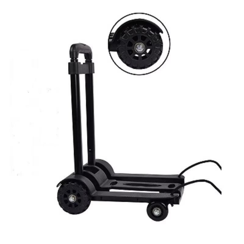 2/4-Wheeled Small Truck with Foldable Pull Rod, Portable Shopping Cart, Household Grocery Cart, Small Pull Cart, Luggage Cart