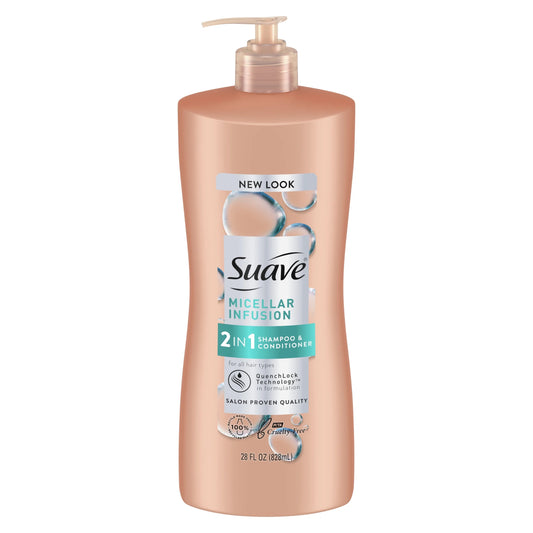 Professionals Micellar Infusion 2-In-1 Shampoo & Conditioner, Moisturizing, All Hair Types, 28 Fl Oz