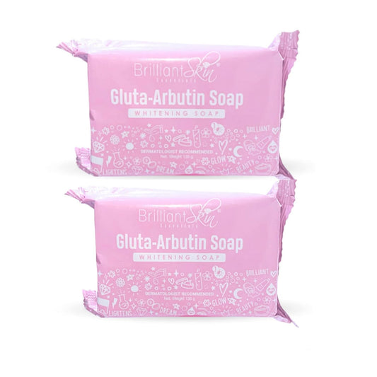 Brilliant Skin Gluta - Arbutin Soap Bar Size 135G (Pack of 2)