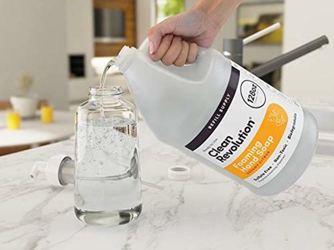 Clean Revolution Foaming Hand Soap Refill Supply Assorted Scent Names