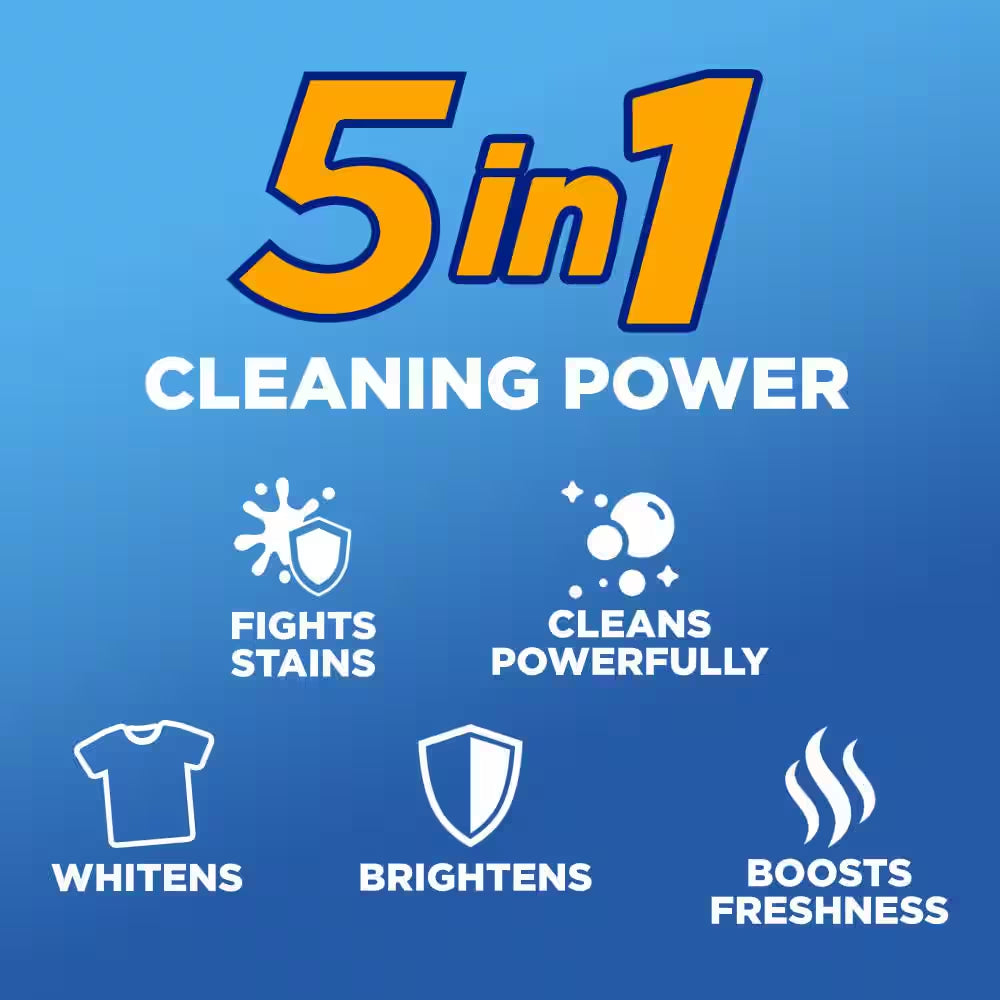 Fresh Scent plus Oxiclean Liquid Laundry Detergent, 77-Loads, 100.5 Fl.Oz.