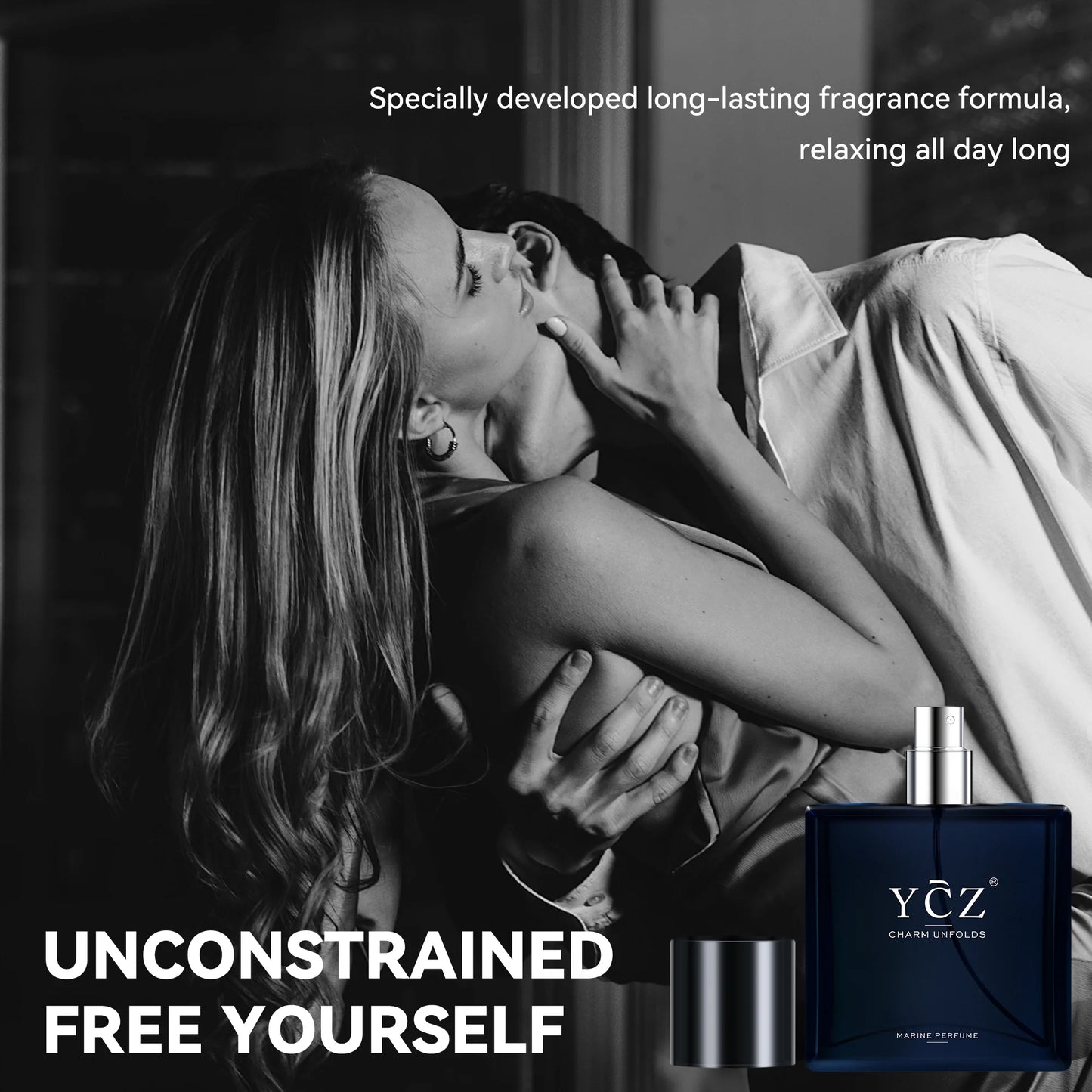 Charm Unfolds Marine Perfume for Men, 1.7 Oz. Long Lasting Eau De Parfum Cologne for Men, Oriental Woody Fragrance - Ideal Special Occasions, Making It the Ideal Gentlemen’S Gift (2-Pack).