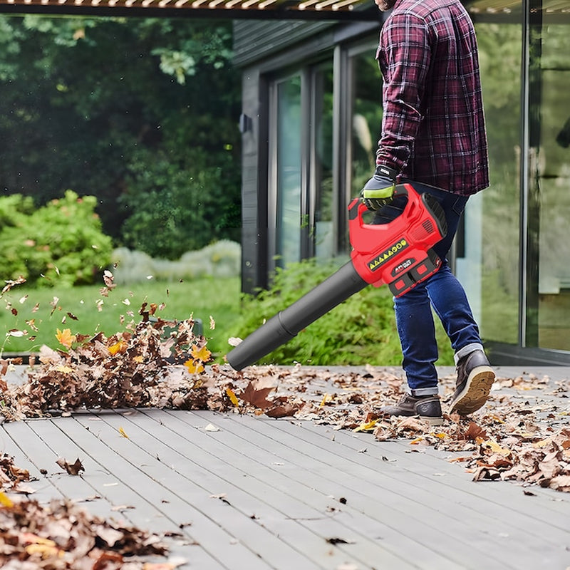 24-Volt 450-CFM 130-MPH Battery Handheld Leaf Blower 2 Ah