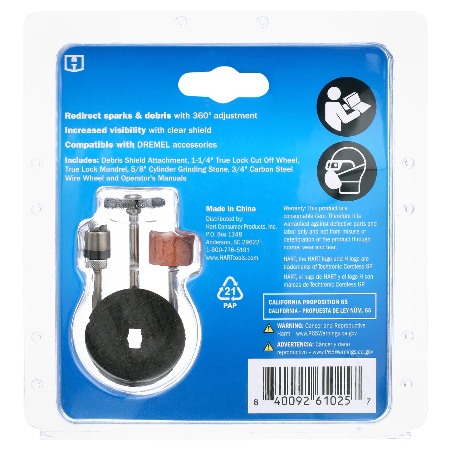 Debris Shield Rotary Tool Accessory Kit