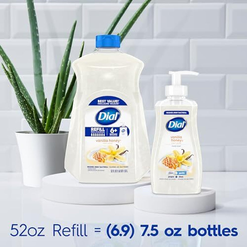 Dial Antibacterial Liquid Hand Soap Refill, Spring Assorted Scents , Sizes