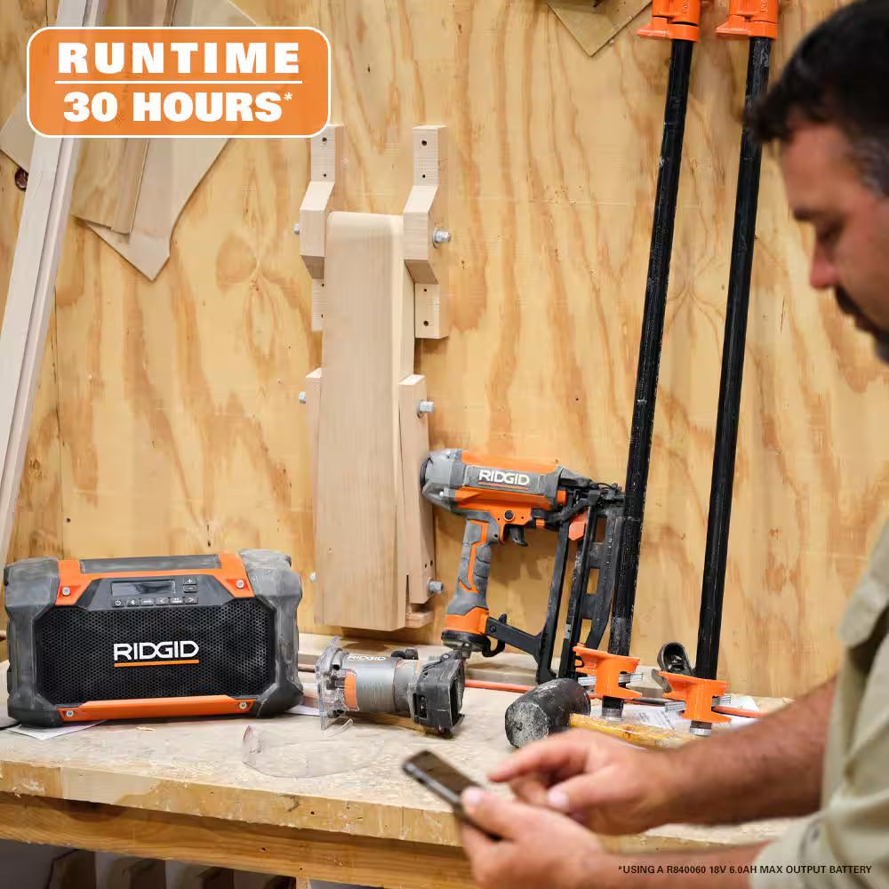 18V Hybrid Jobsite Radio with Bluetooth Technology (Tool Only)