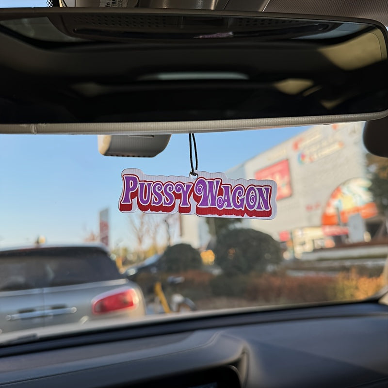 Car Air Freshener Aromatherapy Tablets - Long-Lasting Scented Paper Fragrance For Vehicle Interior, Rearview Mirror Hanging Decor, Wardrobe & Home Use - Car Accessories Pendant, 1Pc
