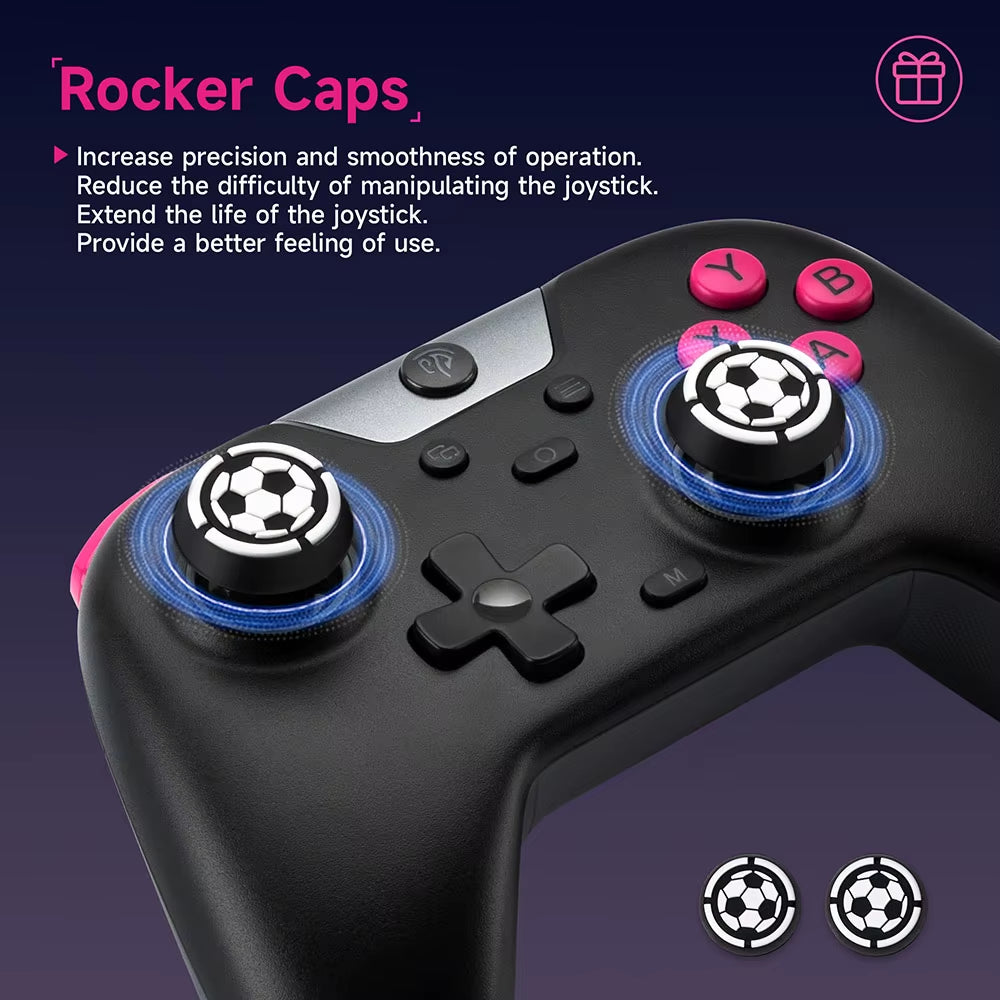 Easysmx X05 Wireless PC Gamepad Bluetooth Gaming Controller Compatible with Pc/Phone/Switch/Steam, Turbo RGB Hall Effect