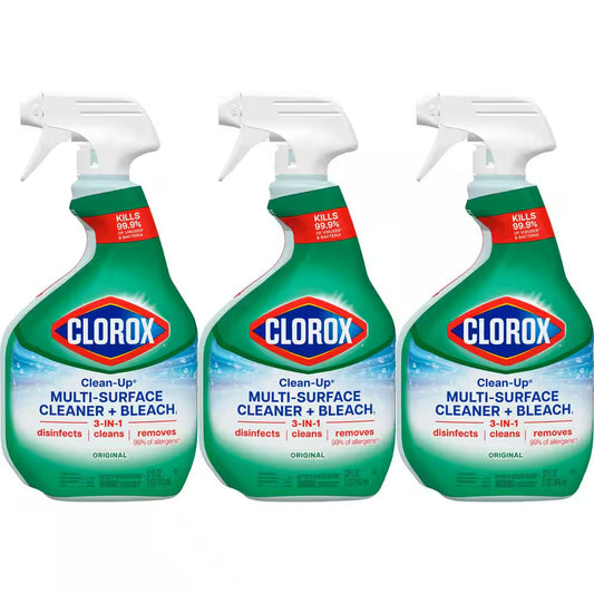 Clean-Up 32 Oz. Original Scent All-Purpose Cleaner with Bleach Spray (3-Pack)