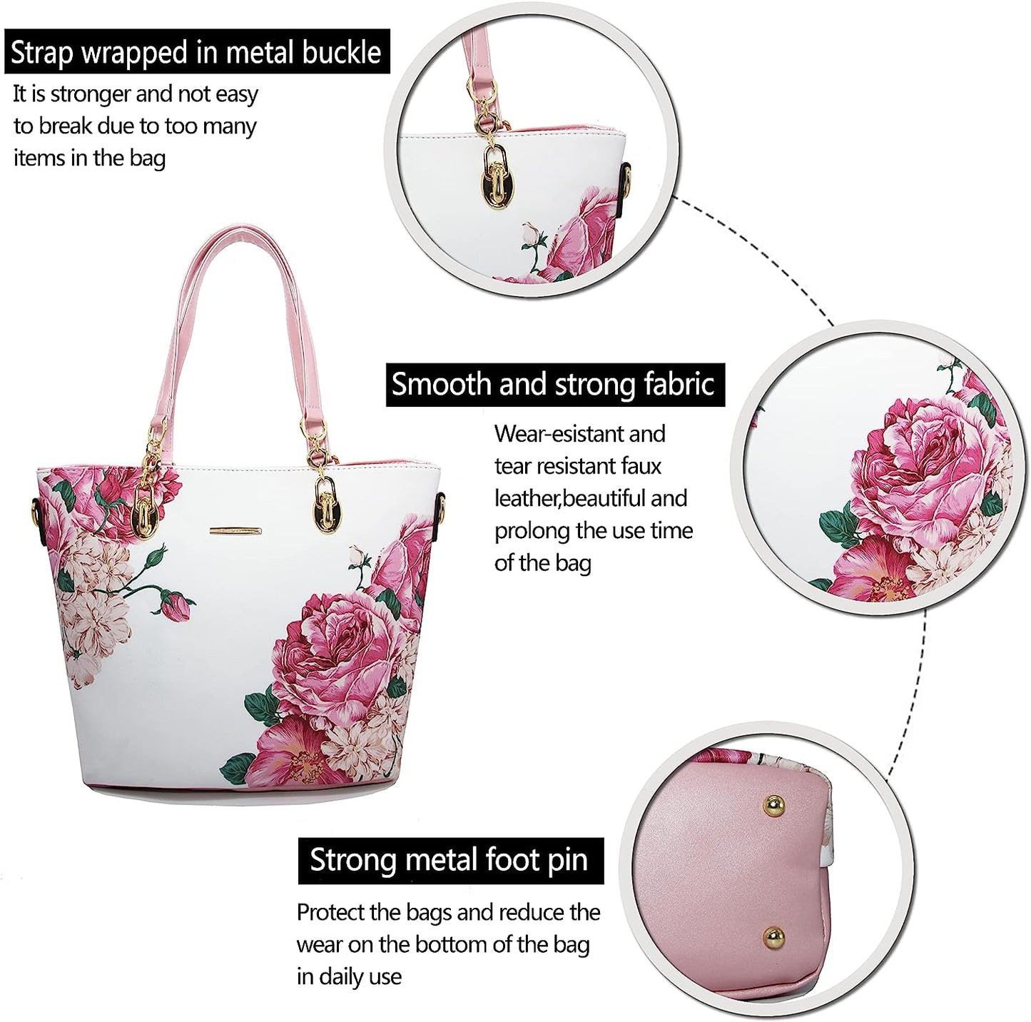 Designer Purses and Handbags for Women Satchel Shoulder Bag Tote Top Handle Bag