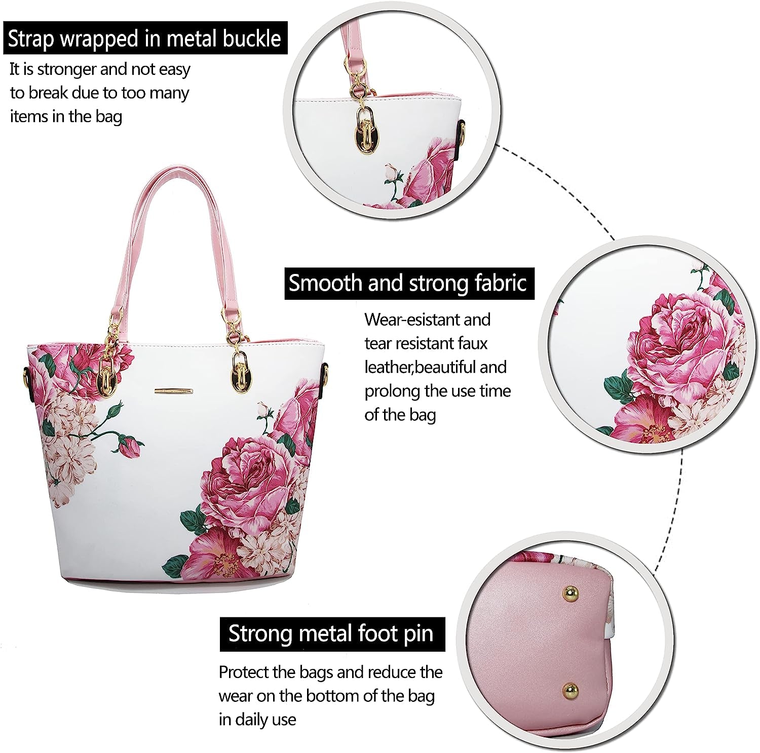 Designer Purses and Handbags for Women Satchel Shoulder Bag Tote Top Handle Bag