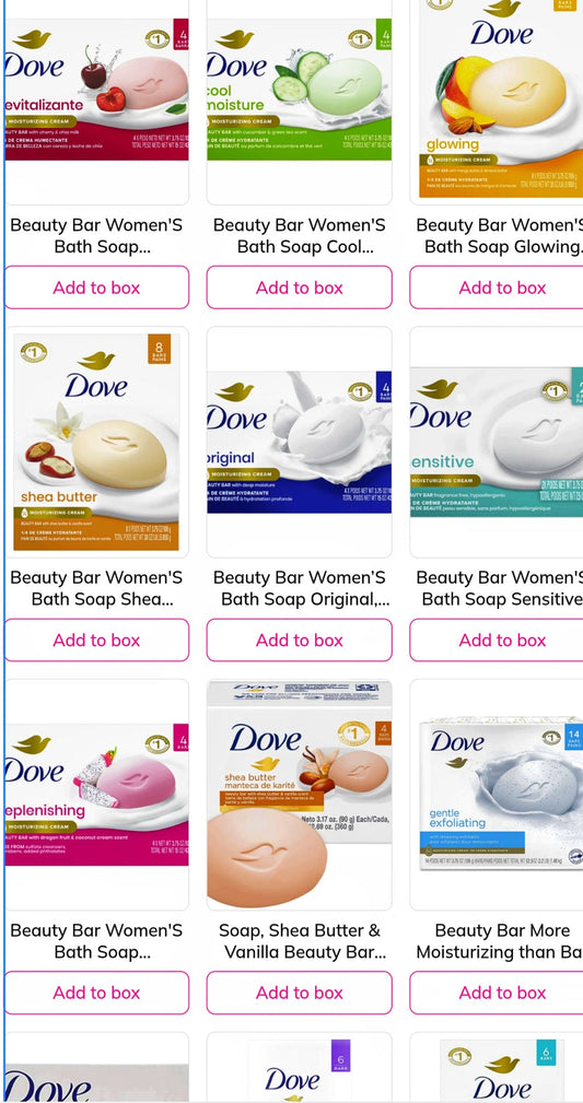 Dove Soap Bar Build-A-Box