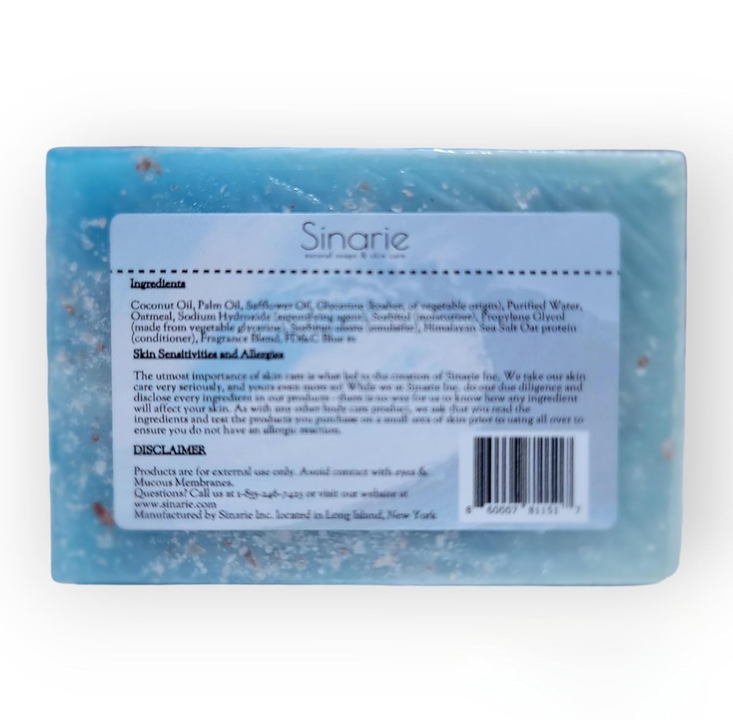 Ocean Deep Exfoliating Soap Bar with Himalayan Sea Salt & Orchid | Soothing Oats & Cleansing Salts Soaps & Skin Care | Body Wash | Face Cleansing Bar | Hand Cleansing Bar (1)