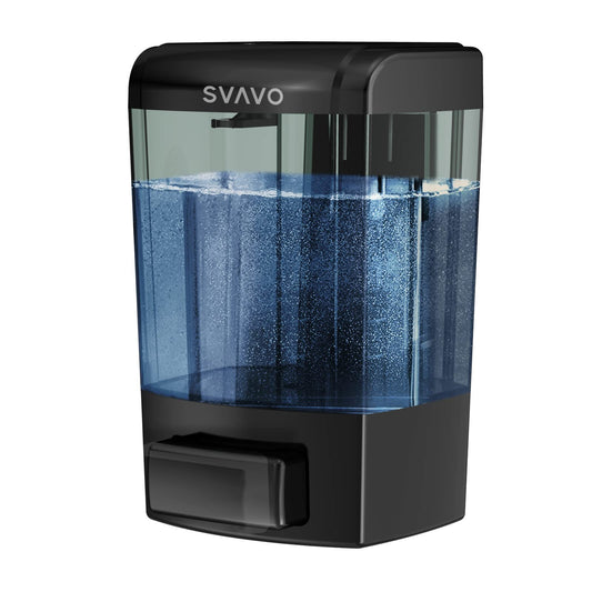 SVAVO Hand Soap Dispenser Wall Mount, 23.7Oz / 700Ml Refillable Soap Dispenser