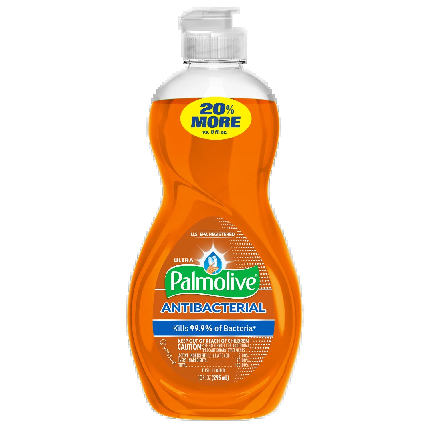 Ultra Dish Liquid Anti-Bacterial Orange -10Oz (5 Pack)