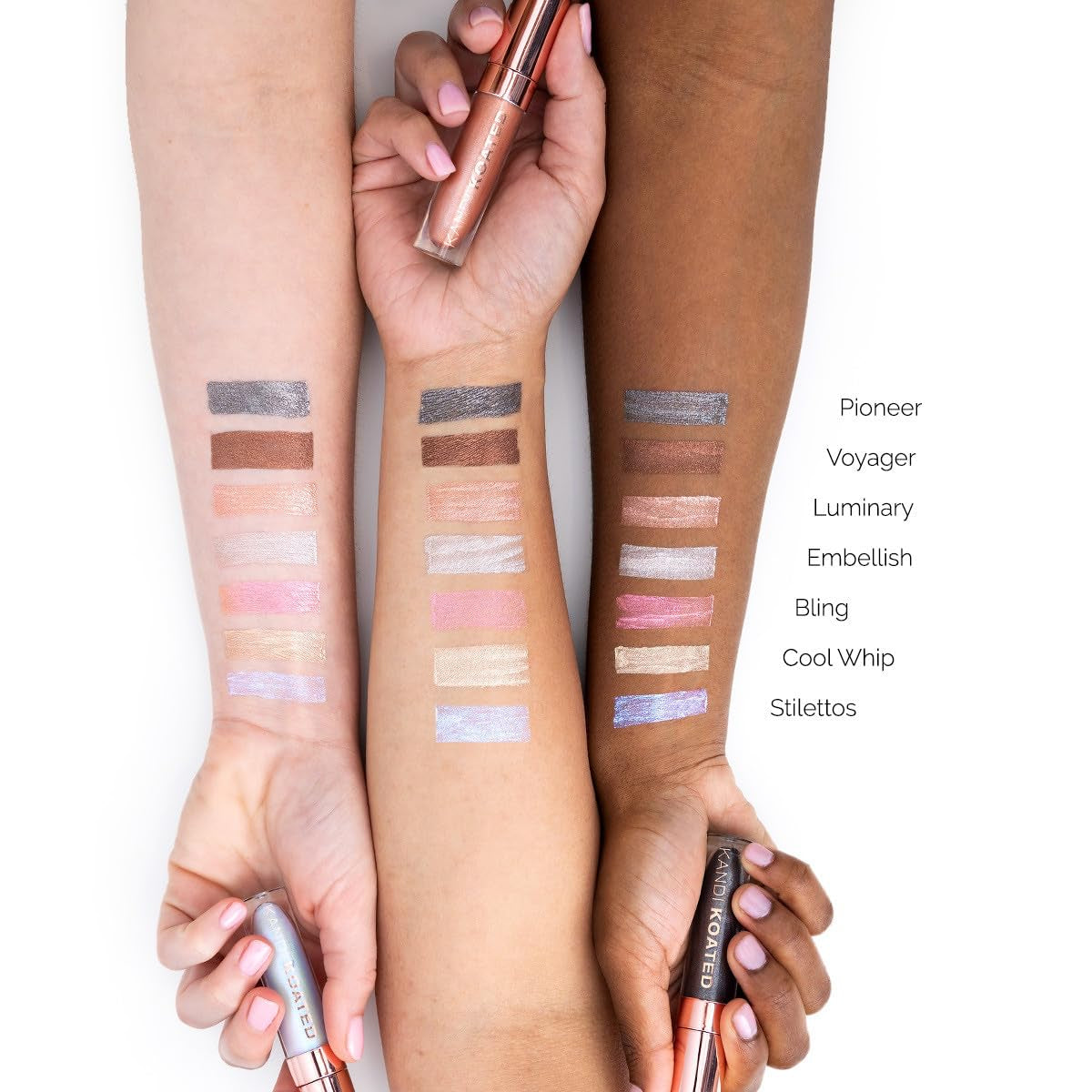 Koated Luster Liquid Metal Eyeshadow [Voyager] Liquid Eye Paint with Shimmery Finish | Rich Colors, Paraben-Free, Cruelty-Free Eyeshadow | Beauty & Makeup