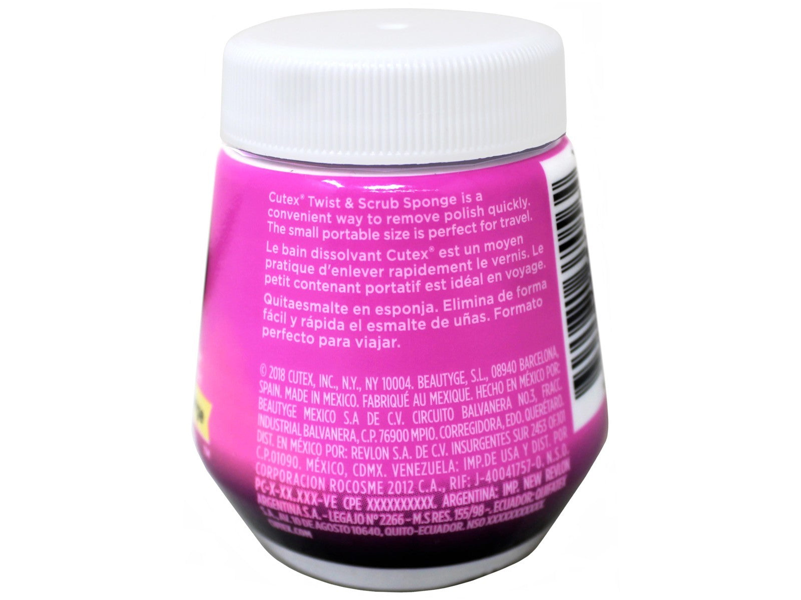 Nail Polish Remover Twist & Scrub Sponge 1.75 Oz
