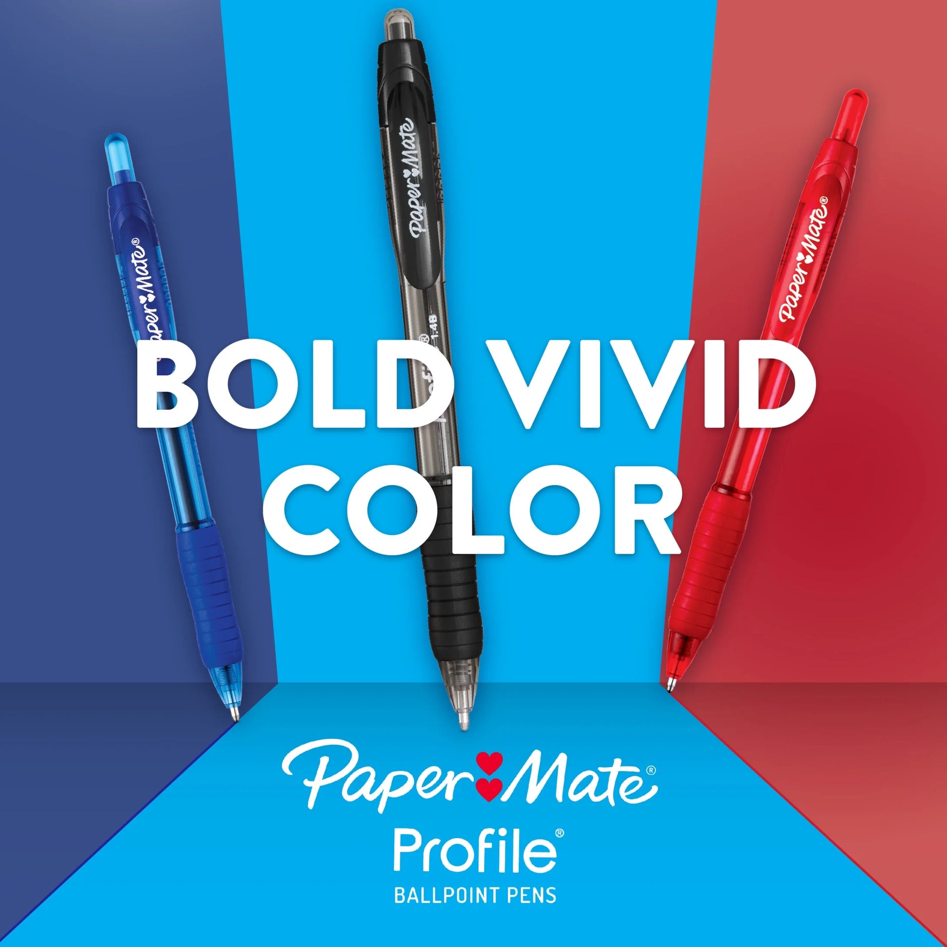 Profile Ballpoint Pen, Retractable, Bold 1.4 Mm, Red Ink, Red Barrel, Dozen