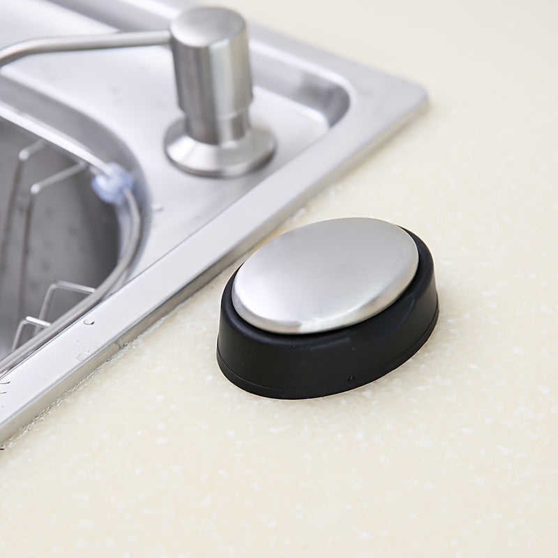 1pc Stainless Steel Deodorant Soap Bar, Oval Hand Odor Remover, Metal Deodorizing Soap for Kitchen and Chef Use