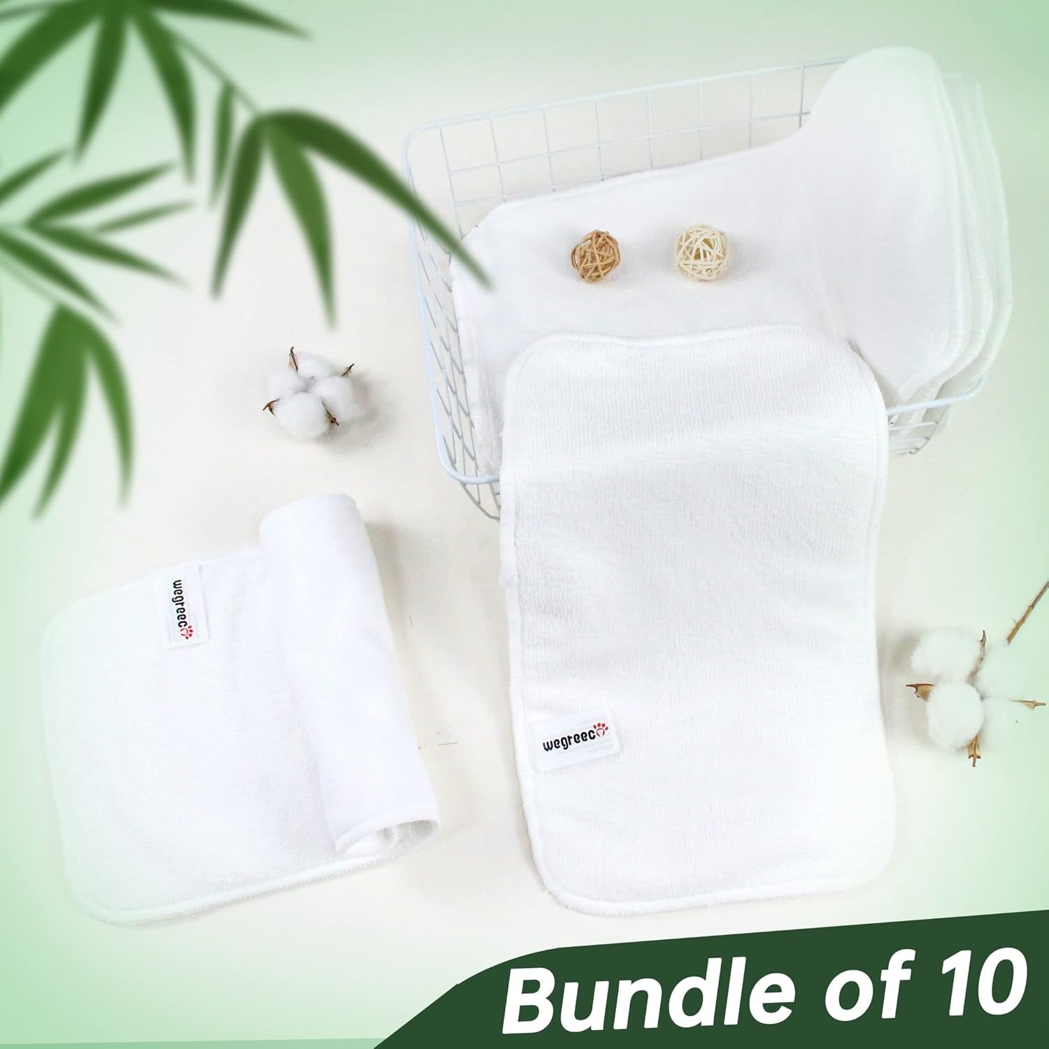 Dog Diaper Pads - Bundle of 10 - (Male Small,3.5"X8.7")