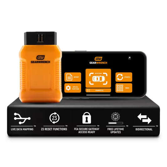 OBD2 Professional Bi-Directional Bluetooth Diagnostic Tester with GWSMART App and Free Lifetime Software Updates