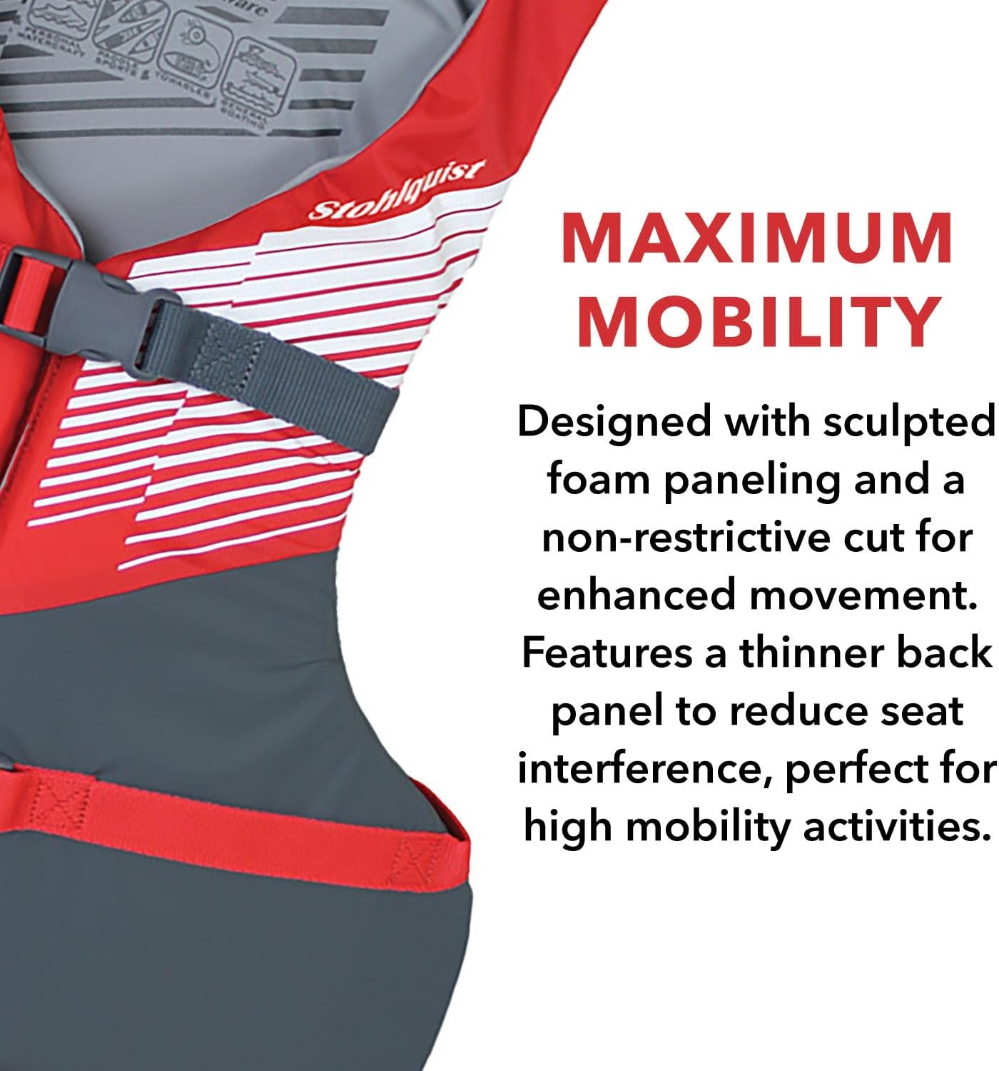 Universal Fit Adult Life Jacket PFD (2 and 4 Pack) Coast Guard Approved for Men and Women 90+ Lbs, Lightweight and Adjustable, Ideal for Boating, Kayaking & Water Sports