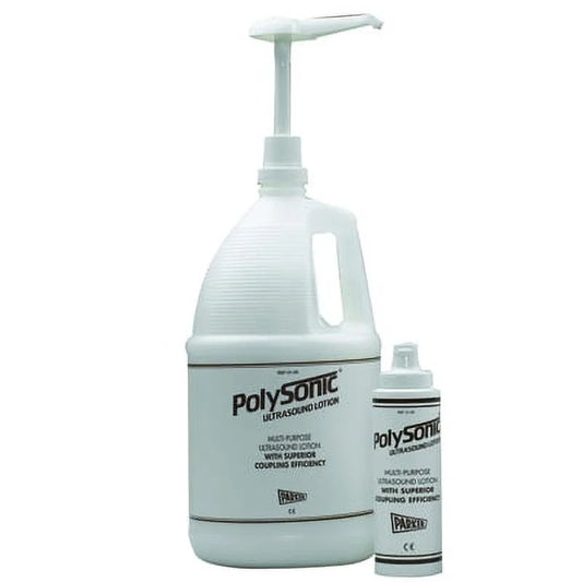 Ultrasound Lotion, 1 Gallon Jug W/8.5 Oz Refillable Dispenser Bottle, Each