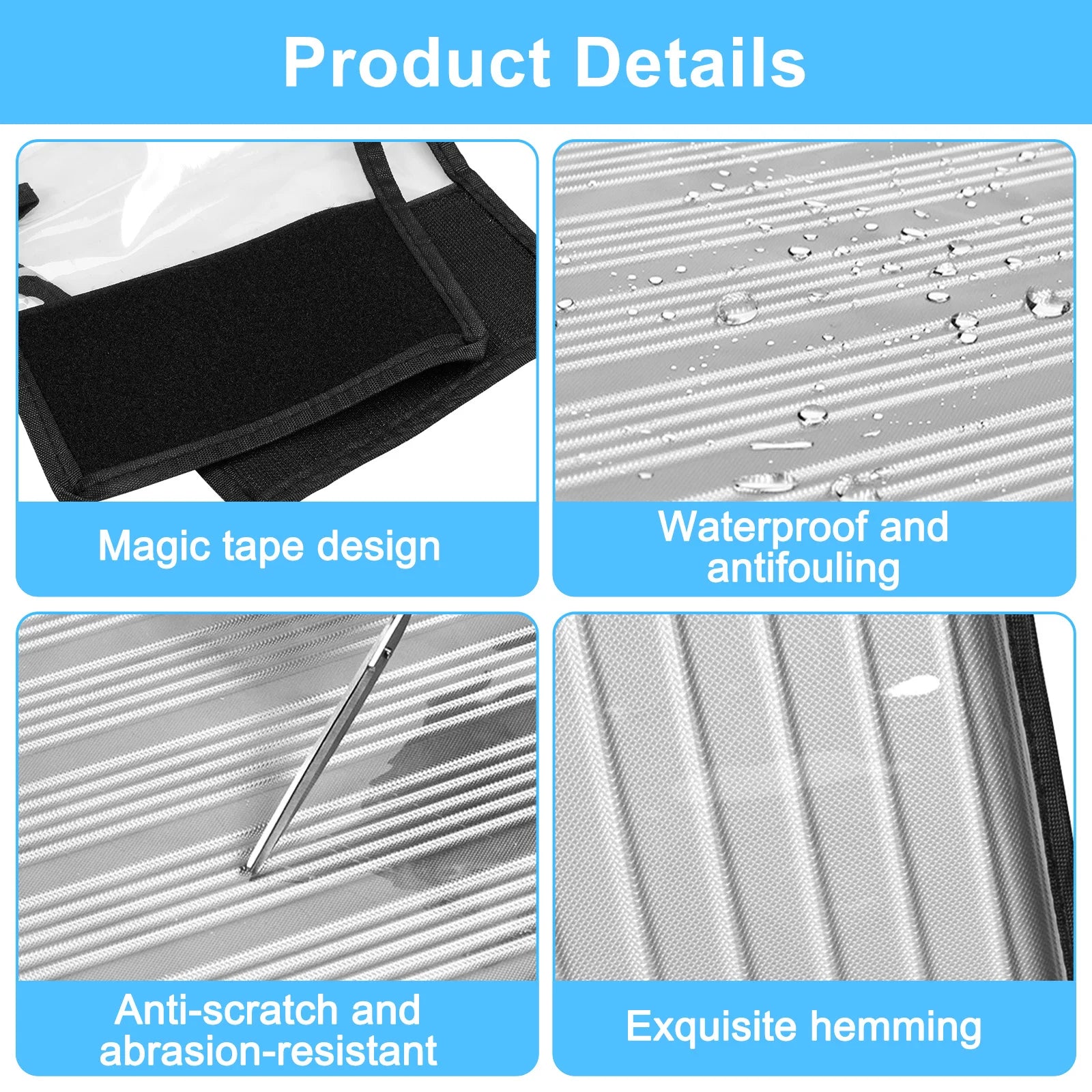 3Pcs/Set Luggage Cover Clear PVC Suitcase Covers Protector Suitcase Cover for 20 24 28 Inch Luggage for Luggage Travelling
