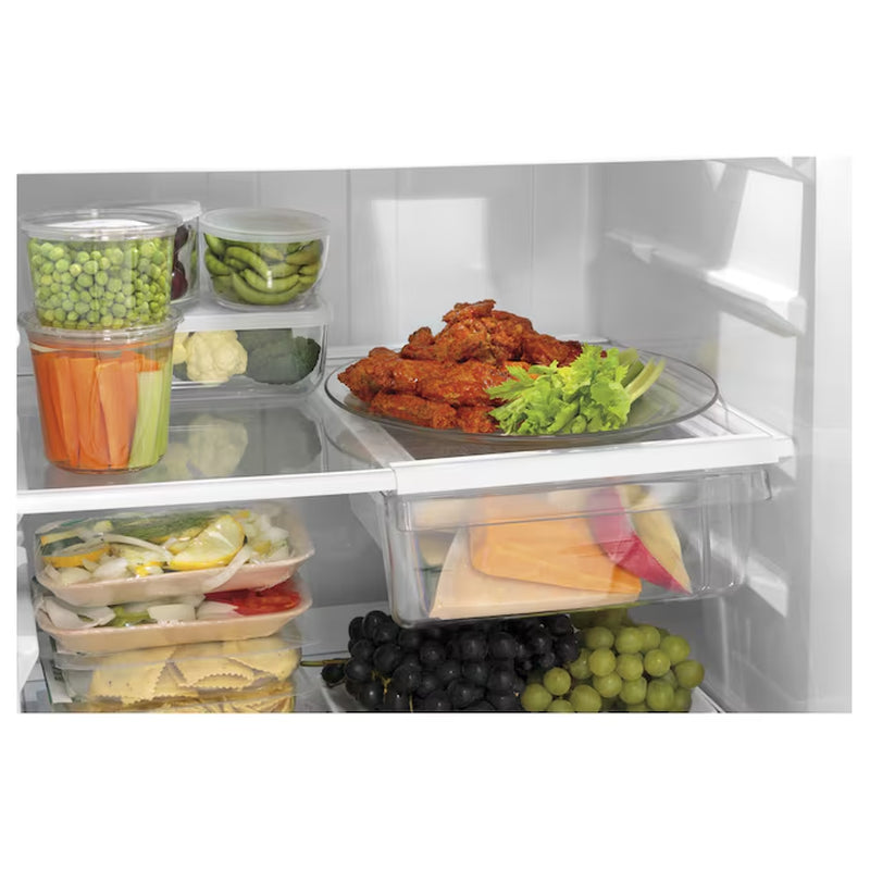 17.5-Cu Ft Standard-Depth 28-In Wide Top-Freezer Refrirator ( Stainless Steel )