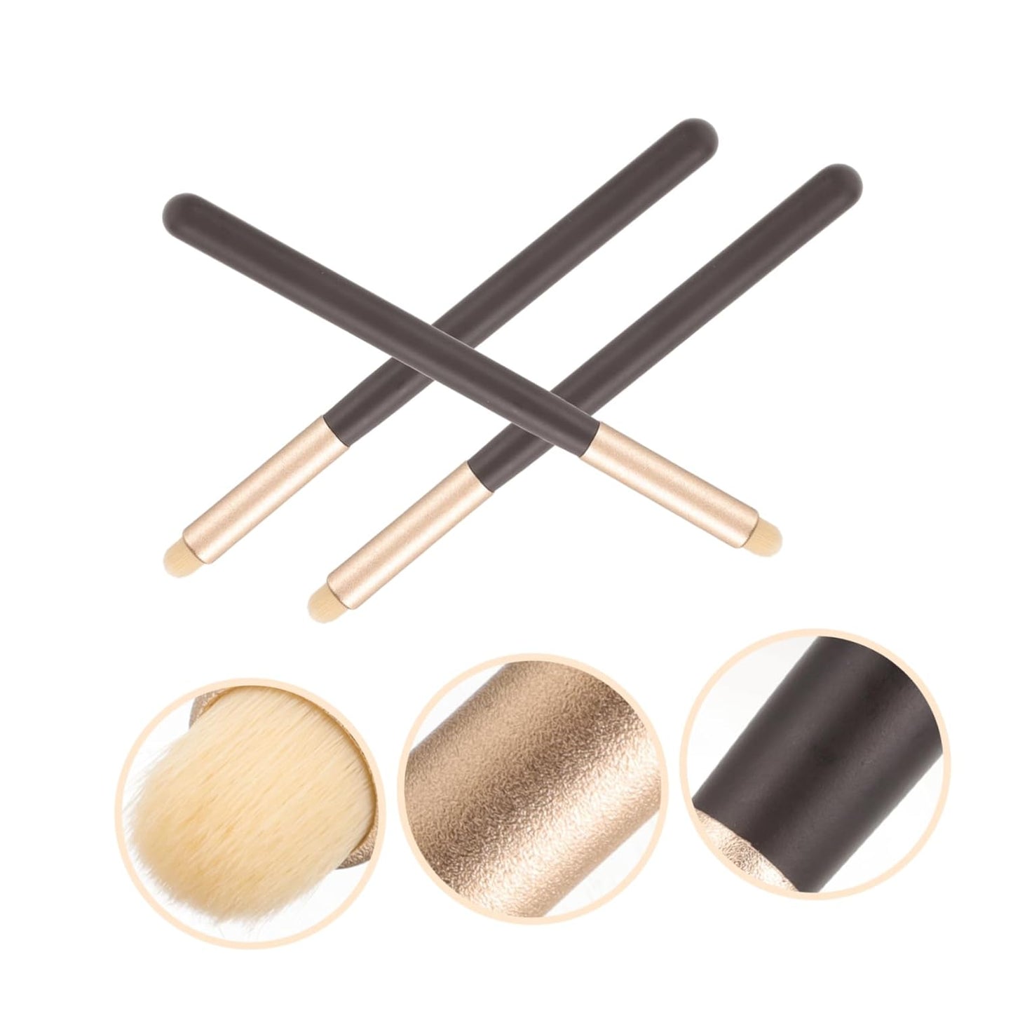 3Pcs Lip Gloss Lipstick Makeup Brush for Women Professional Tools for Lip Concealer Eye Shadow