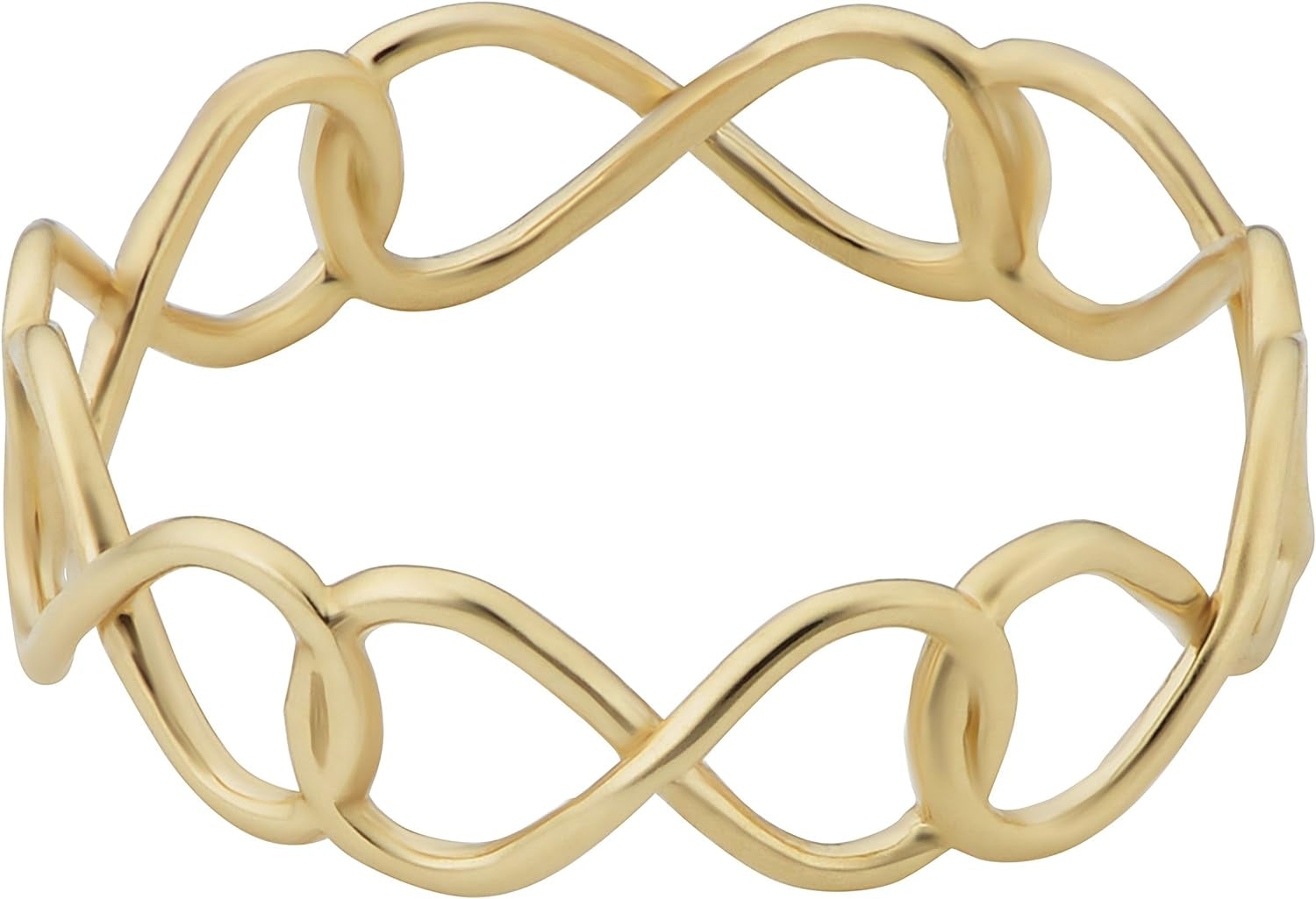 14K Yellow Gold High Polishinfinity Ring