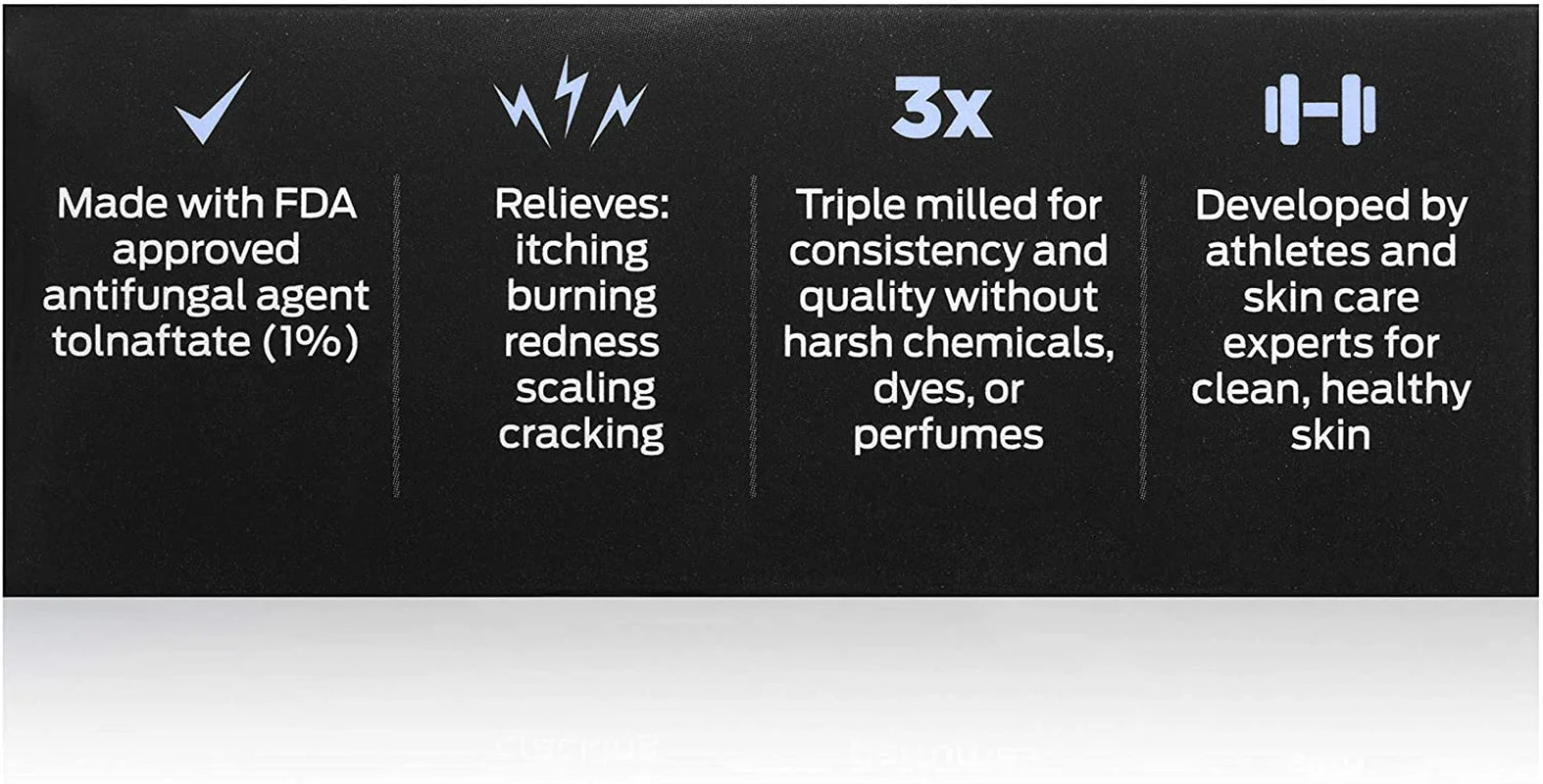 Defense Antifungal Bar Soap 2-Pack | Jock Itch, Ringworm, Athlete'S Foot, Skin Fungus | Medicated anti Fungal Treatment (Two Bars, No Case)