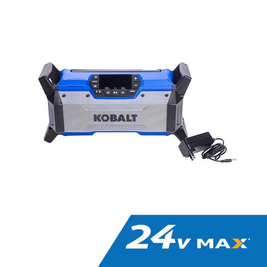 24-Volt Water Resistant Cordless Bluetooth Jobsite Radio