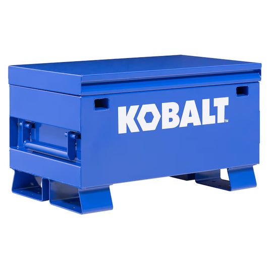 19-In W X 32-In L X 18-In H Blue Steel Jobsite Box