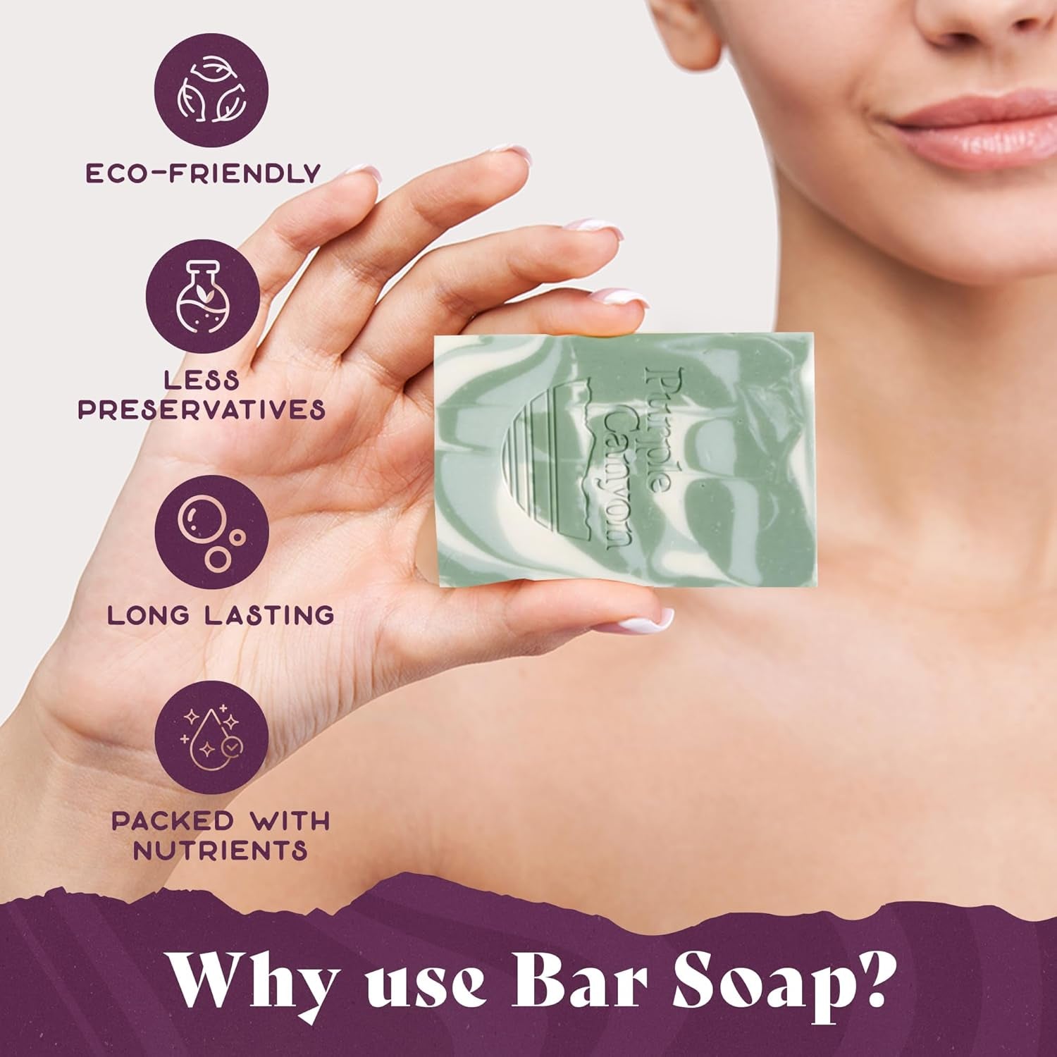 3 Pack of Handmade Soaps 4 Ounces Each | Bar Soap with Eucalyptus Essential Oil, Cocoa Butter, and Olive Oil | Perfect Moisturizing Skin Care Gift Set