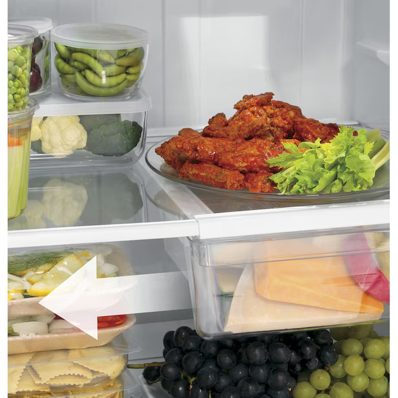 17.5-Cu Ft Standard-Depth 28-In Wide Top-Freezer Refrirator ( Stainless Steel )