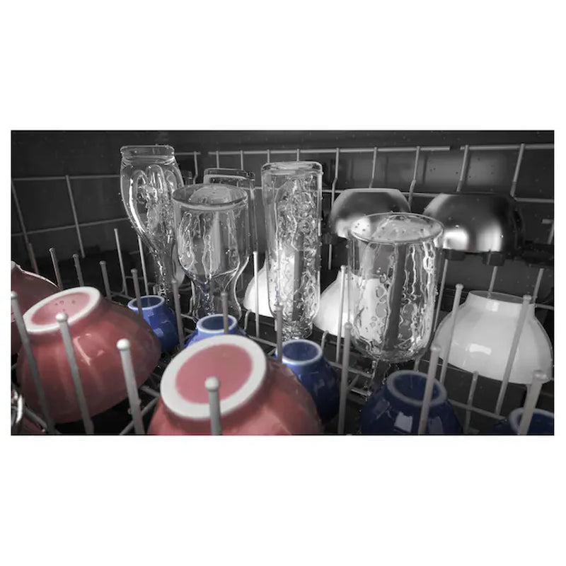 24-In Top Control Built-In Dishwasher ( White ) with Third Rack, Dry Boost , 50-Decibel