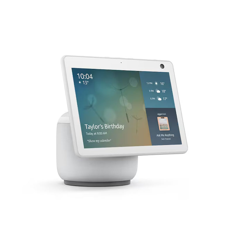 Echo Show 10 (3Rd Gen) HD Smart Display with Premium Sound, Motion and Alexa - Glacier White