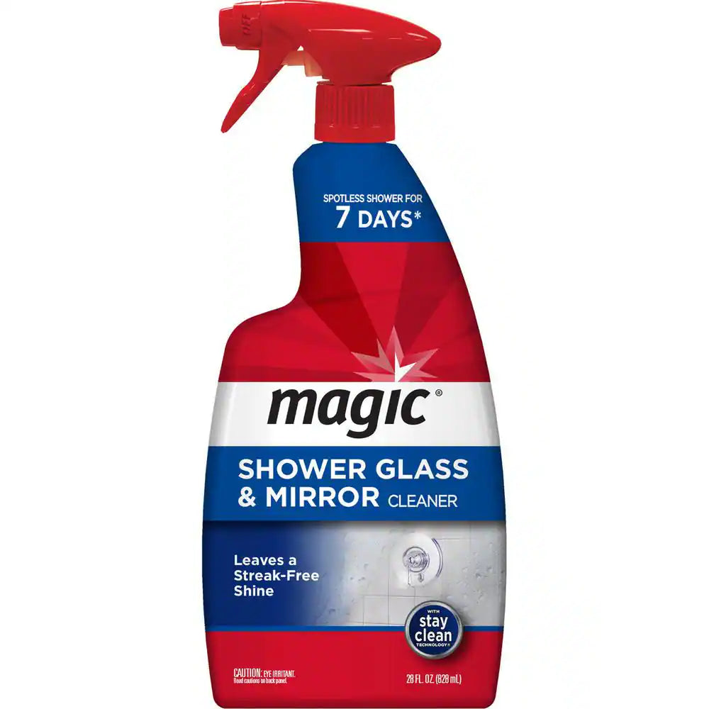 28 Oz. Glass Cleaner Spray for Shower and Mirror