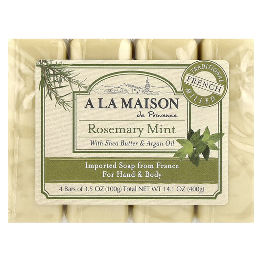 Bar Soap - Rosemary Mint - Value 4 Pack