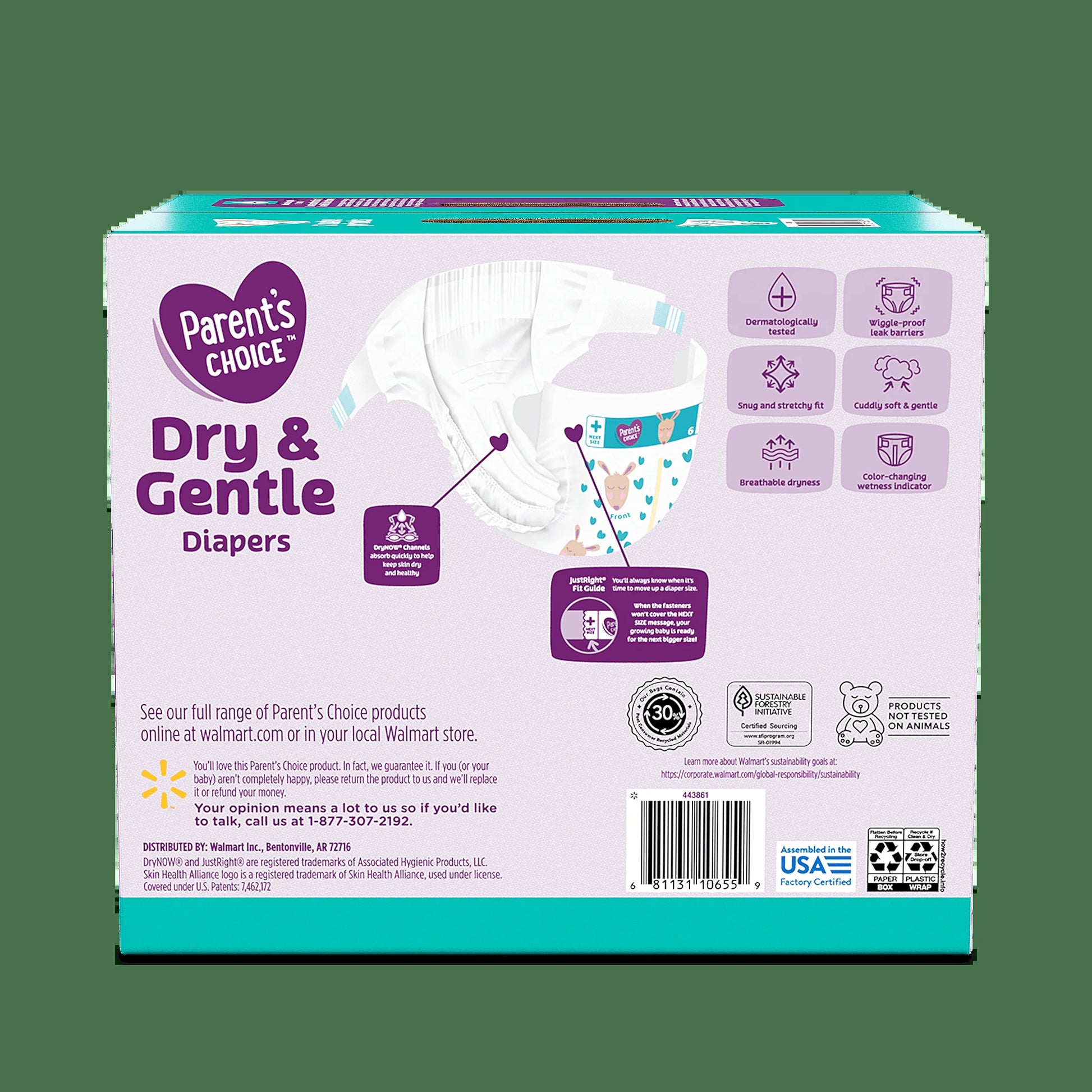 Dry & Gentle Diapers Size 6, 80 Count (Select for More Options)