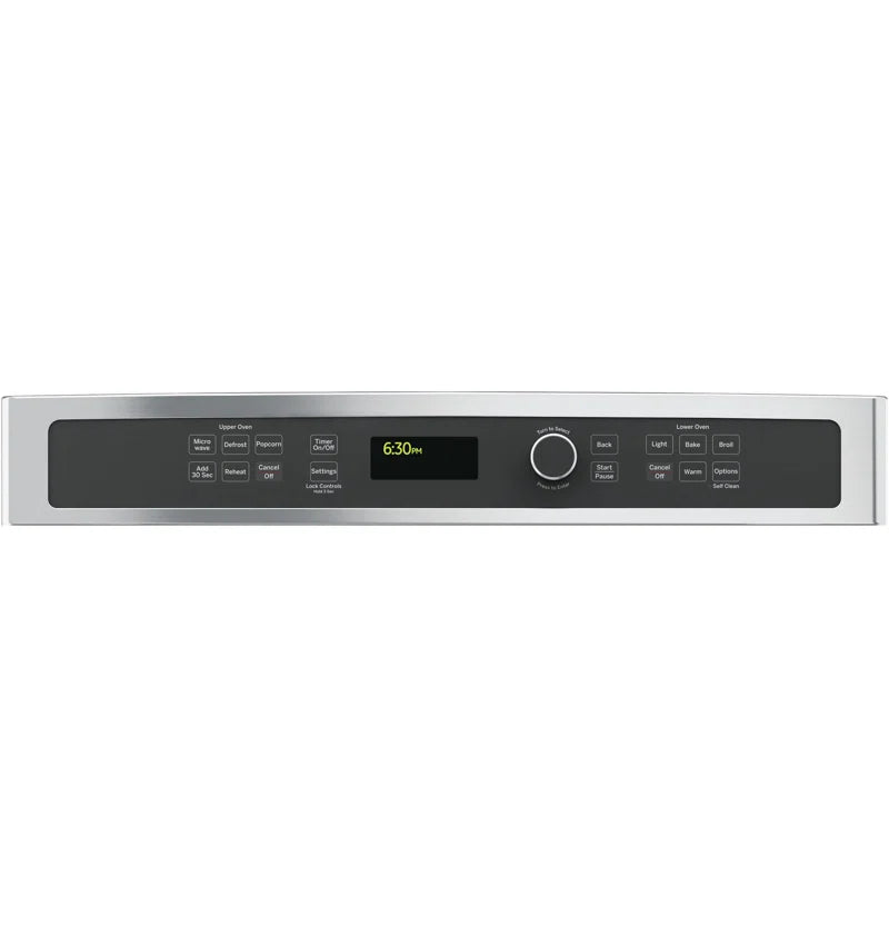 27" Self-Cleaning Electric Wall Oven with Built-In Microwave